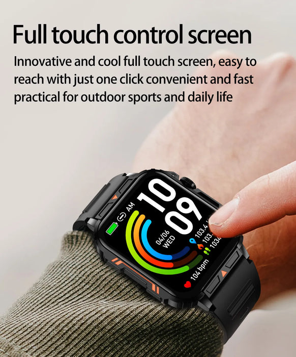 Sports Smartwatch Fitness Tracker with Call Answering