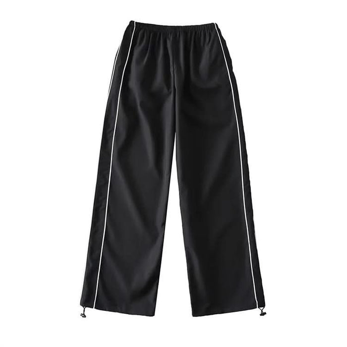 Women's Drawstring Striped Quick-Dry Casual Pants