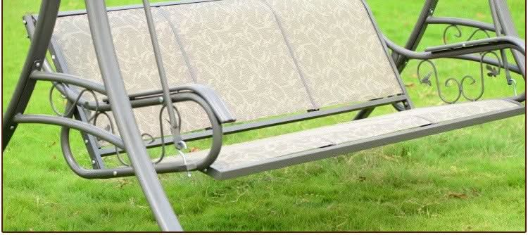 Outdoor Iron Swing Rocking Chair