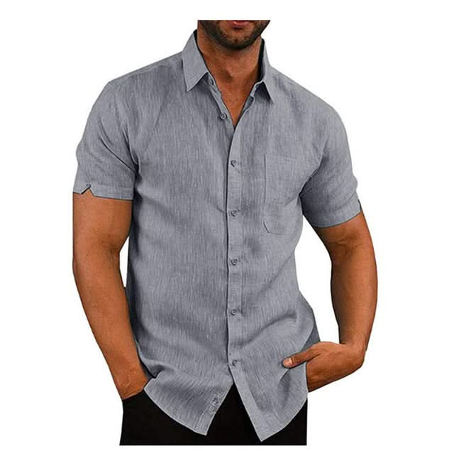 Men's Casual Loose Fit Short Sleeve Summer Tee Shirt