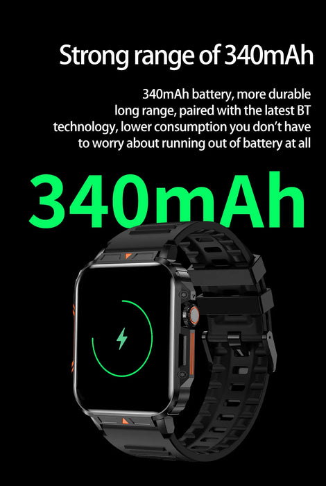 Sports Smartwatch Fitness Tracker with Call Answering