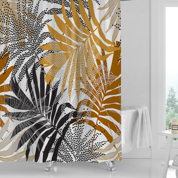 Printed Shower Curtain Waterproof Polyester Shower Curtain