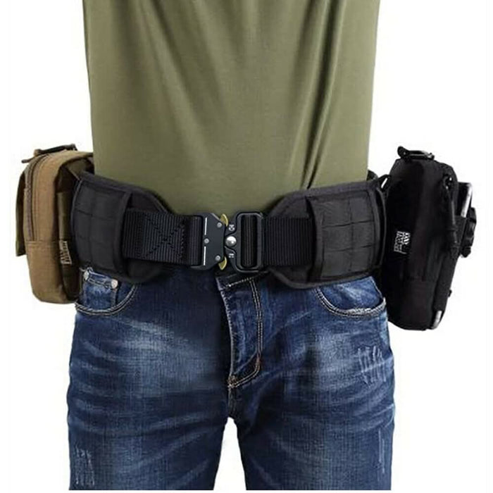 Heavy-Duty Military Tactical Nylon Belt for Security