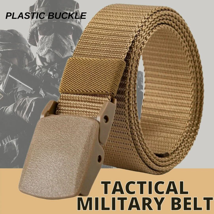 Men's Adjustable Military Tactical Nylon Canvas Belt