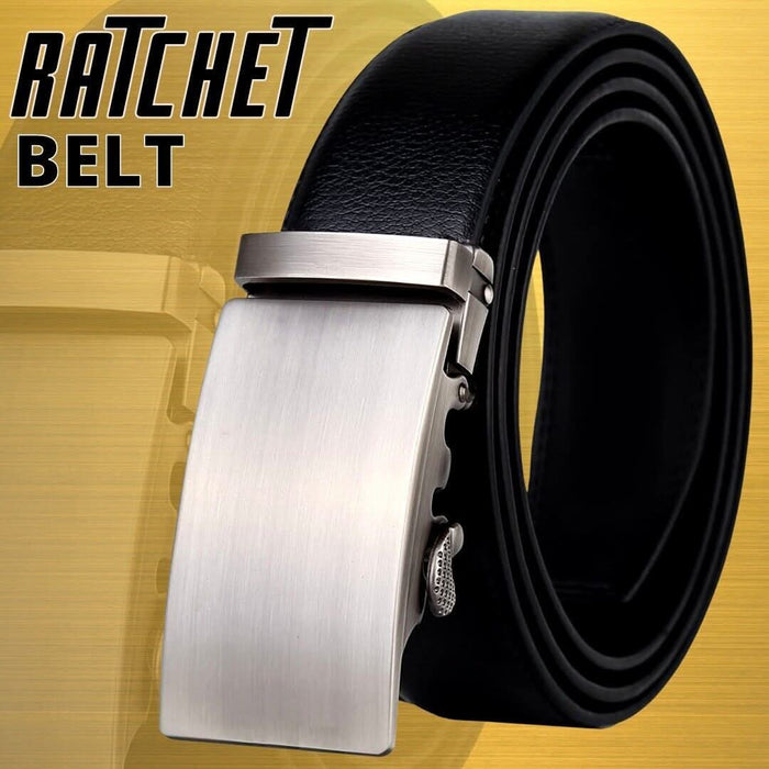 Men's Microfiber Leather Ratchet Belt