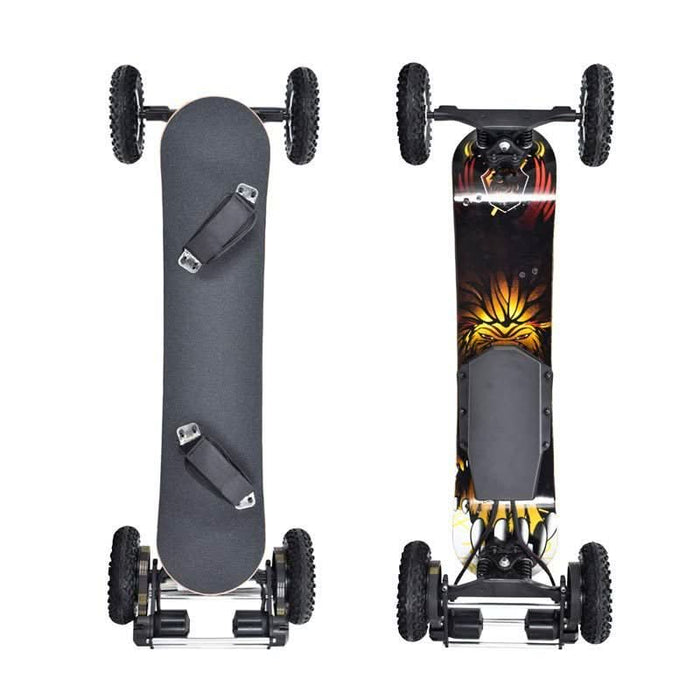 Independent Suspension Shock-Absorbing Skateboard