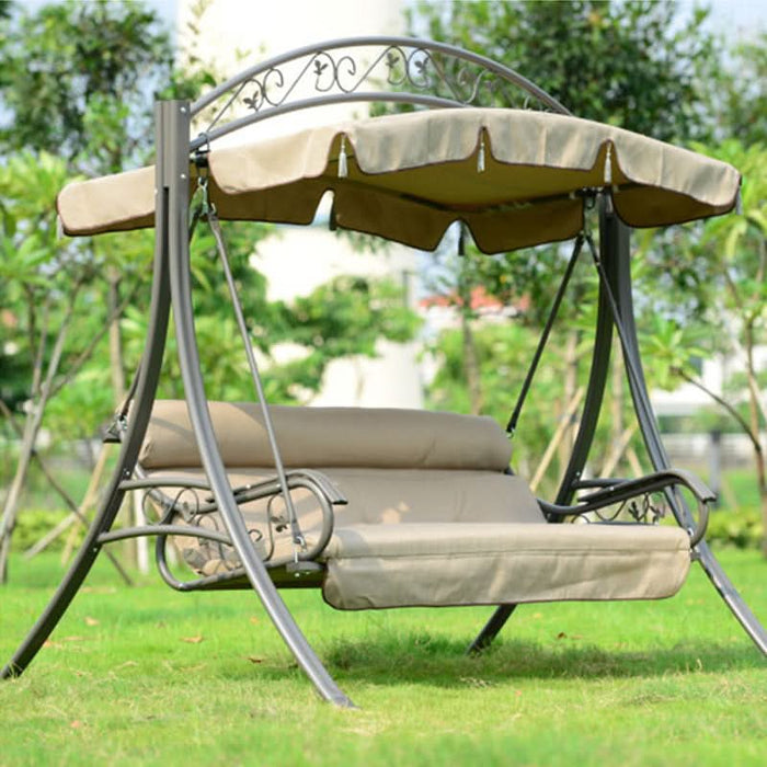 Outdoor Iron Swing Rocking Chair