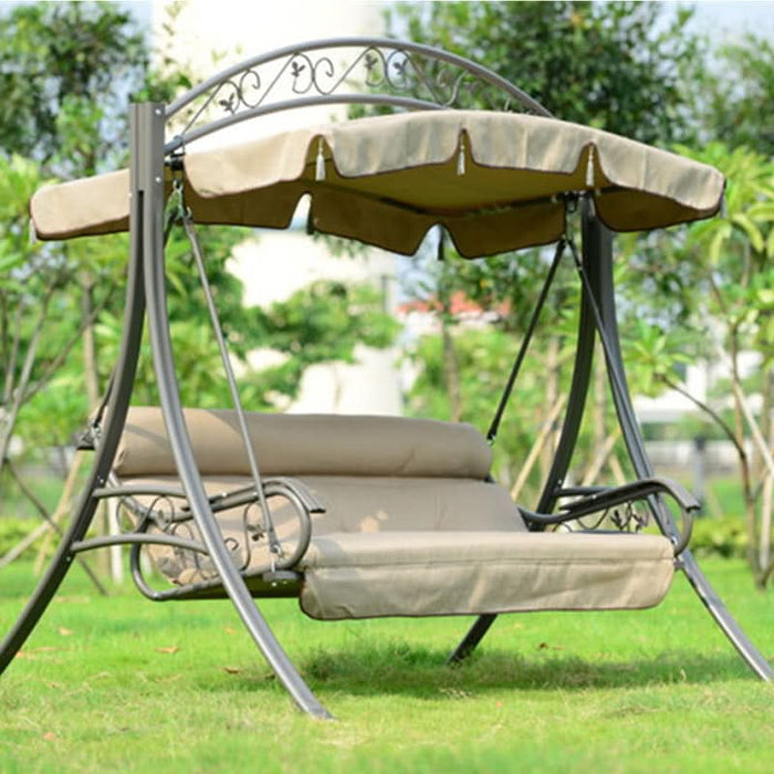 Outdoor Iron Swing Rocking Chair