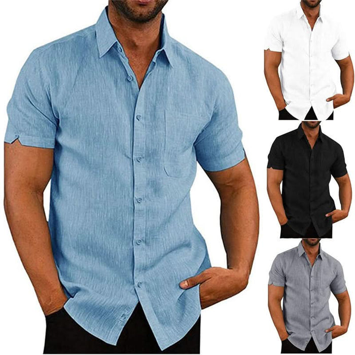 Men's Casual Loose Fit Short Sleeve Summer Tee Shirt