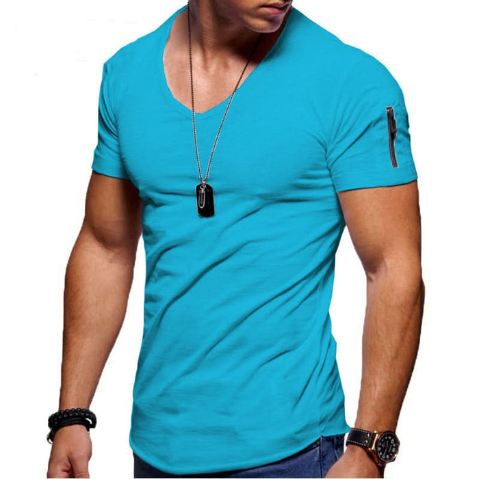 Men's Casual Short Sleeve Cotton T-Shirt