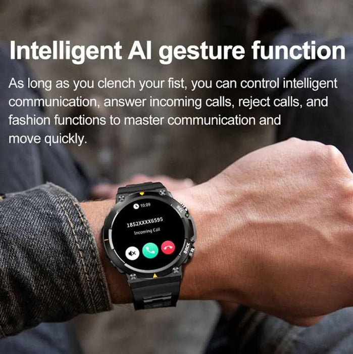 Men's Smartwatch Bluetooth Calls, and Gesture Control