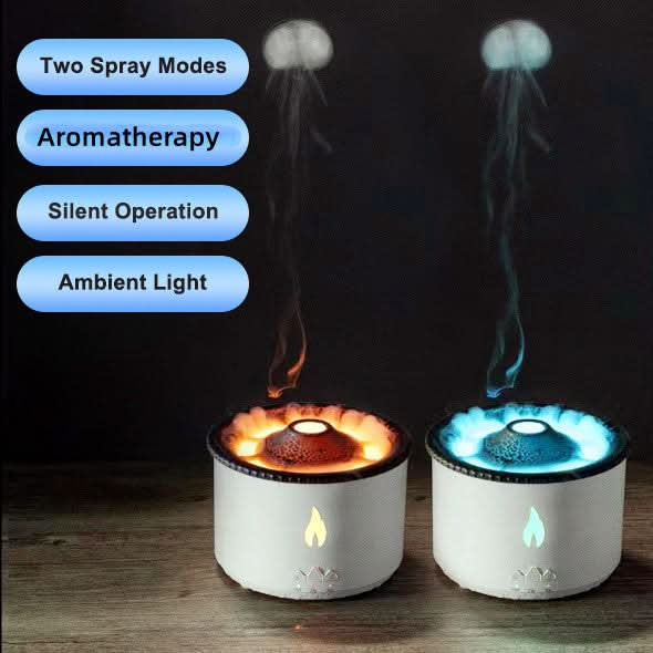 Creative Ultrasonic Volcano Essential Oil Humidifier